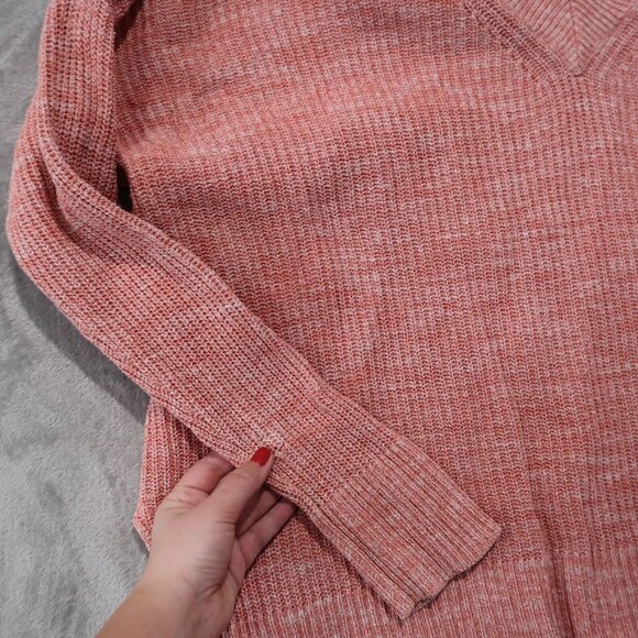 Lane Bryant Sweater Womens 22/24 Pink Knit V Neck Long Sleeve Cardigan Pullover - Picture 11 of 12